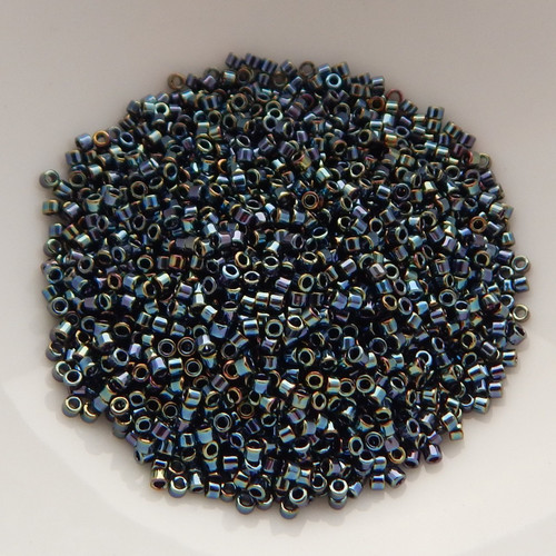 11/o Delica Beads Gunmetal Iris 5g Miyuki Cylinder DB006 DB0006