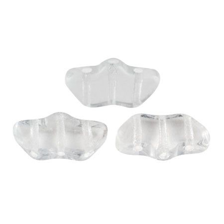 15 Beads - Delos® par Puca® Paris - Crystal - Czech Glass