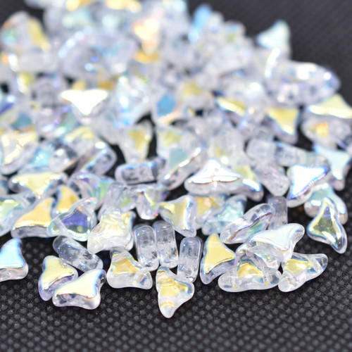 20 Beads - Helios® par Puca® Paris - Crystal AB - Czech Glass