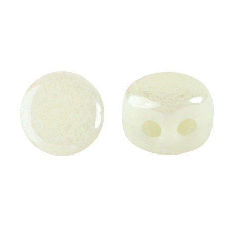 Kalos® par Puca® (50 beads) 2-Hole 4x3mm Drum Shape - Frost Anis Luster - Czech Glass