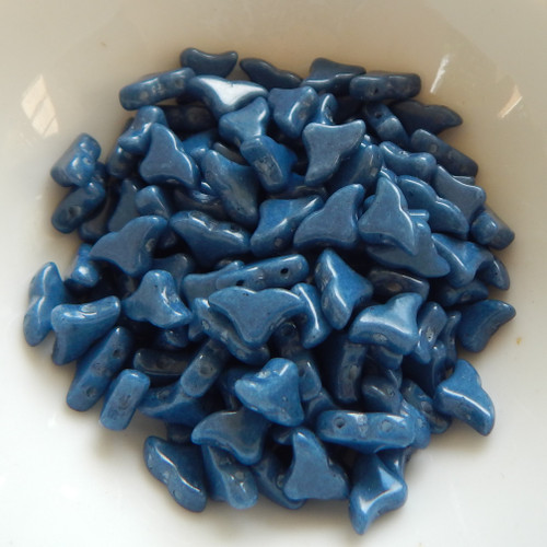 20 Beads - Helios® par Puca® Paris - Opaque Curacao - Czech Glass