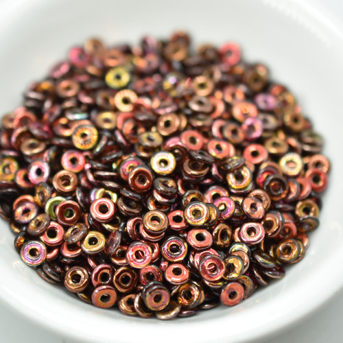 O Bead® 5 grams Crystal Magic Wine, Czech Glass