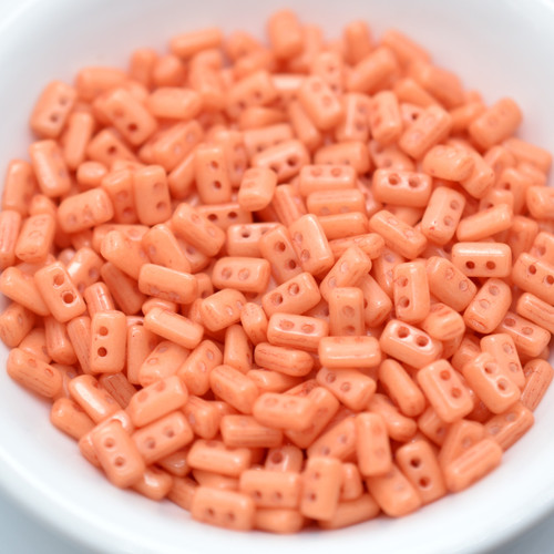 5 grams - Piros® par Puca® Paris - Opaque Apricot - Czech Glass