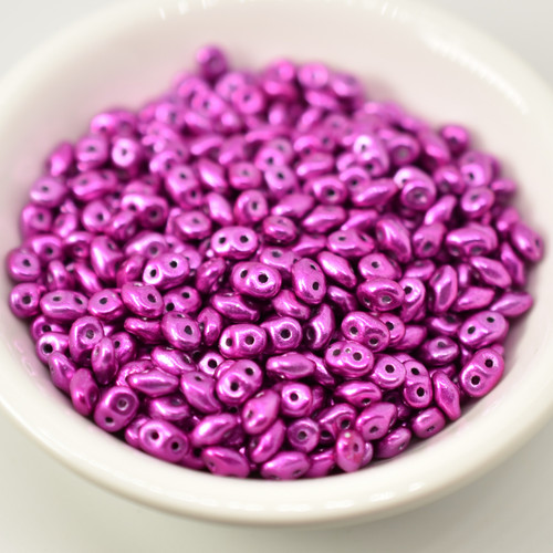 2x5mm SuperDuo Beads Metalust Fandango 10 grams Czech Glass Beads