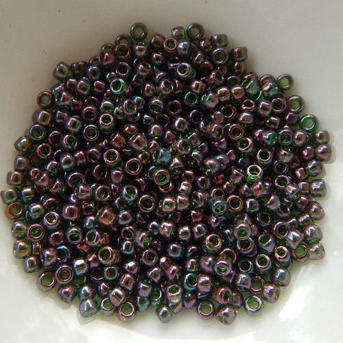 8/o TOHO Seed Beads Gold Lustered Orion 25g Glass Bead