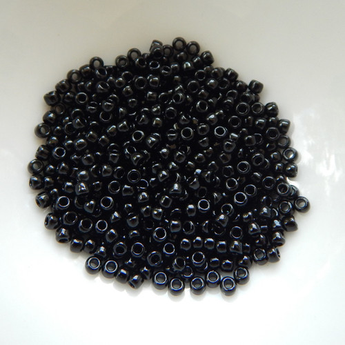 8/o TOHO Seed Beads Jet 25g No. 49