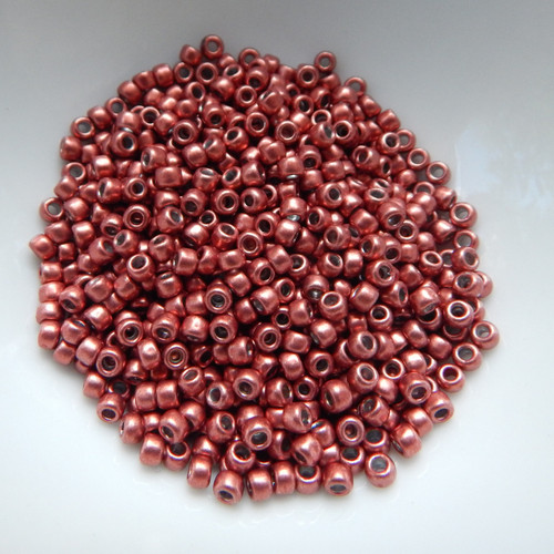 8/o TOHO Seed Beads HYBRID ColorTrends Metallic Aurora Red 25g No. YPS0012