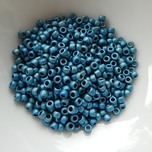 8/o TOHO Seed Beads Mediterranean Blue 25g Glass Bead No. 511f