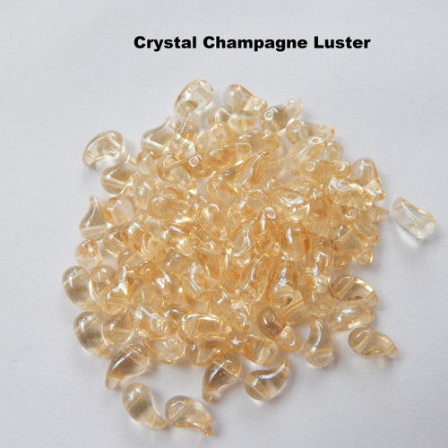 Zoliduo Right Option Crystal Champagne Luster (30 Beads) Czech Glass