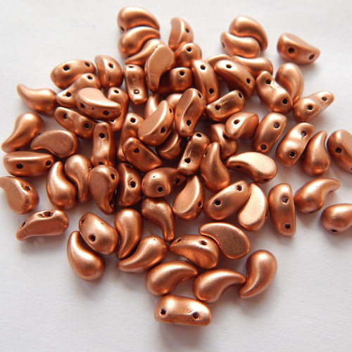 Zoliduo Left Matte Vintage Copper (30 Beads)