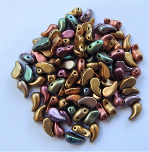 Zoliduo Left Matte Purple Iris Gold (30 Beads)