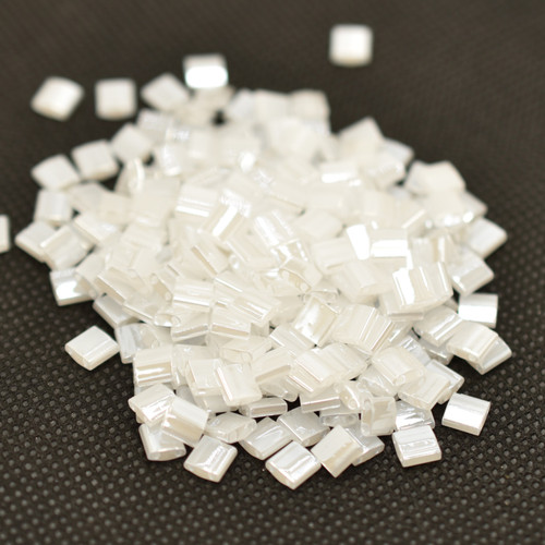 Tila 5 grams Crystal Ceylon 2-Hole 5mm Square Miyuki Beads No. 511