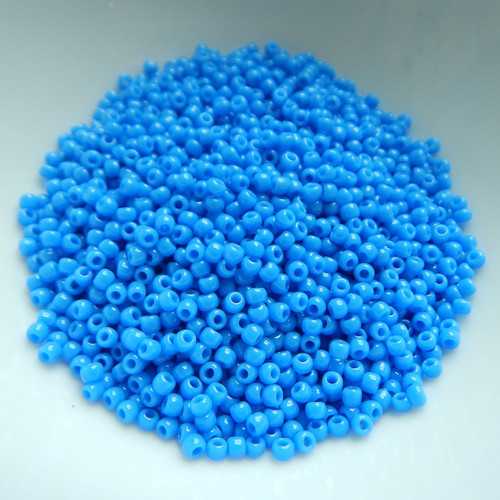 11/0 TOHO 25 grams Opaque Cornflower Seed Beads No. 43d