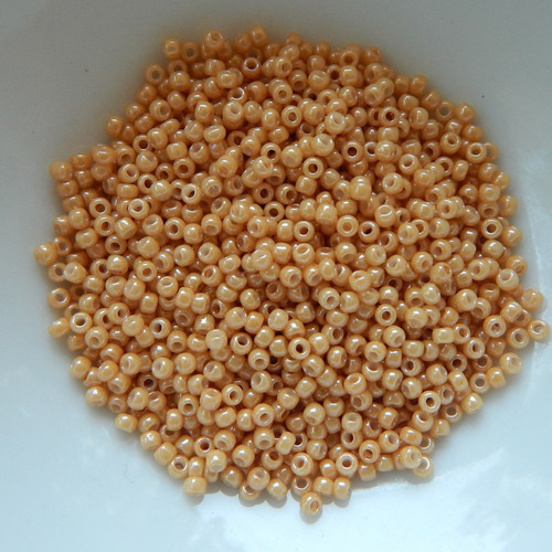 11/o TOHO Seed Beads Dark Beige Luster 25 grams No. 123d