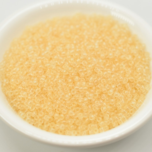 11/0 TOHO Seed Beads Sueded Gold Lt Lame' 25 grams - No. Y631