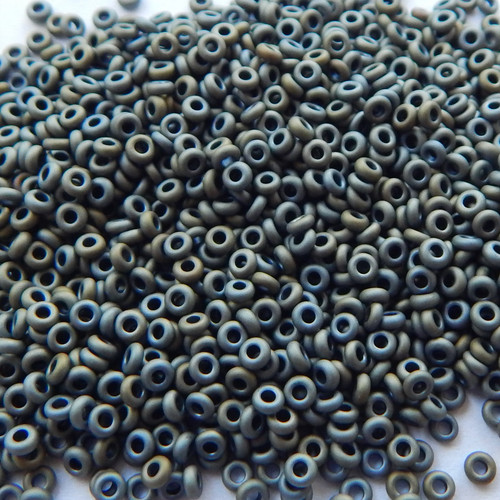 Demi 11/o Beads Matte Gray Iris 10g TOHO