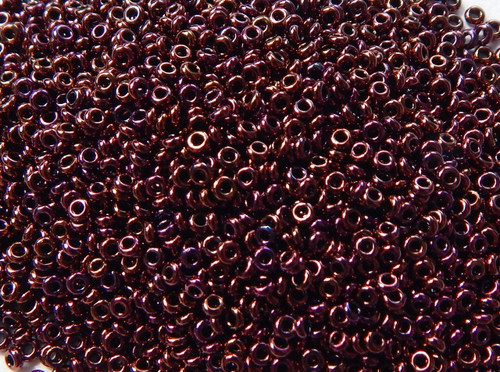 11/o Demi TOHO Glass Beads Metallic Amethyst 10 Grams No. 502