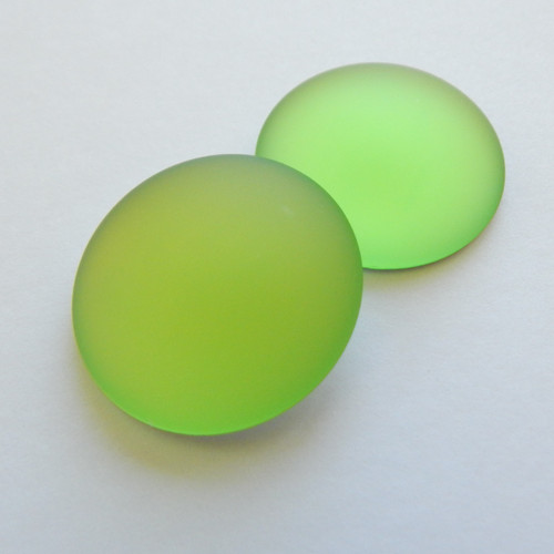 24mm Lunasoft Cabochon - Lime - Quantity 1 - Luna Lucite Cabochon