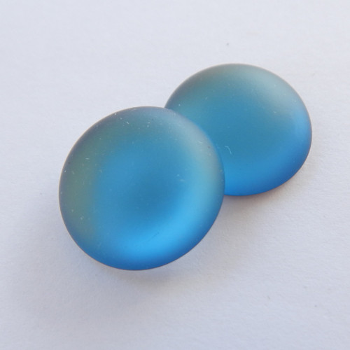 18mm Lunasoft Cabochon - Montana Blue - Quantity 1 - Luna Lucite Cabochon