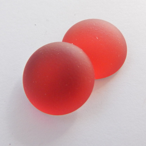 18mm Lunasoft Cabochon - Cherry - Quantity 1 - Luna Lucite Cabochon