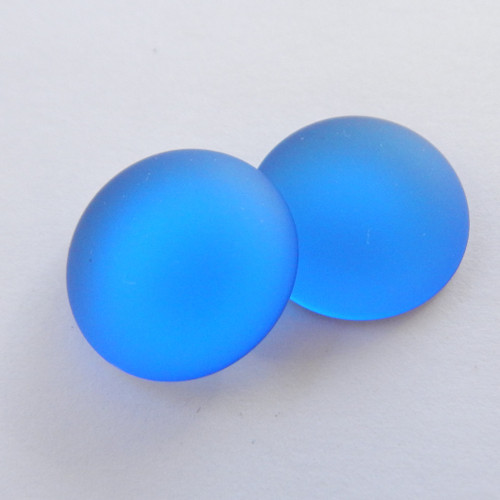 18mm Lunasoft Cabochon - Blueberry - Quantity 1 - Luna Lucite Cabochon