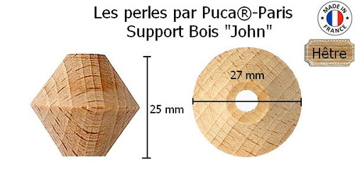 1 Piece - Wooden Support Base "John" Par Puca - Beading Support Base