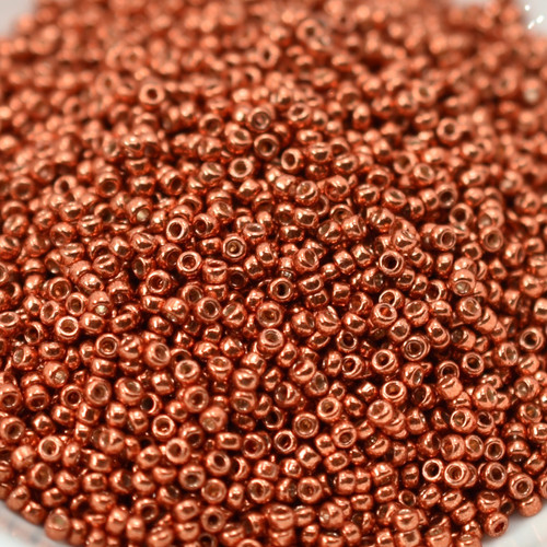 8 grams - 15/0 Miyuki Seed Beads - Duracoat Galvanized Muscat No. 4208