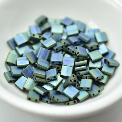 5MM Tila 5 grams Beads Matte Blue Green Miyuki No. 2064