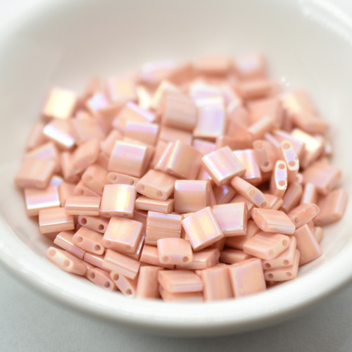 5MM Tila 5 grams Beads Matte Salmon AB Miyuki No. 596-1