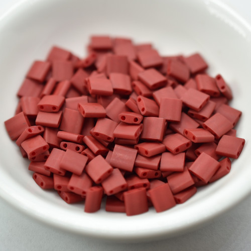 5MM Tila 5 grams Beads Matte Dark Maroon Miyuki No. 2040