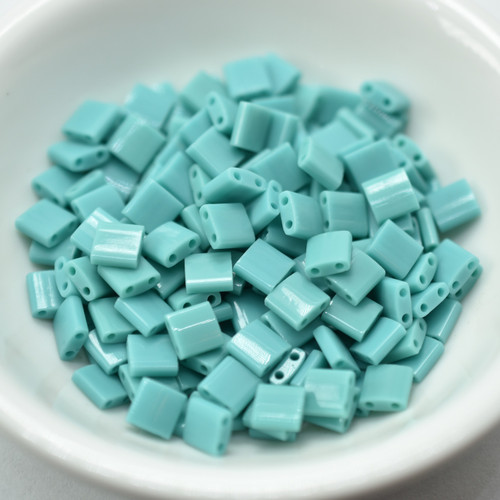 5MM Tila 5 grams Beads Opaque Turquoise Green Miyuki No. 412