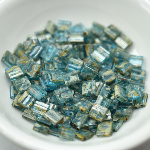 5MM Tila 5 grams Beads Light Teal Picasso Miyuki No. 4506