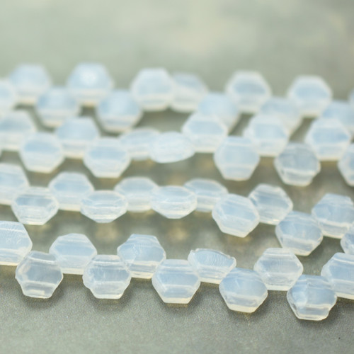 Two Hole Honeycomb Jewel Chisel Opal (30 Beads)
