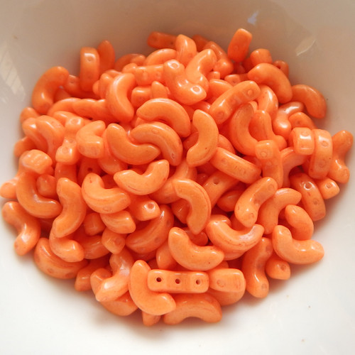 25 Beads - Arcos® par Puca® Paris - Opaque Apricot - Czech Glass
