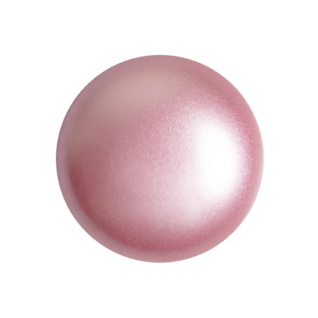 Cabochon Par Puca® 18mm - Rose Pearl - (1 Piece) Czech Glass Cab