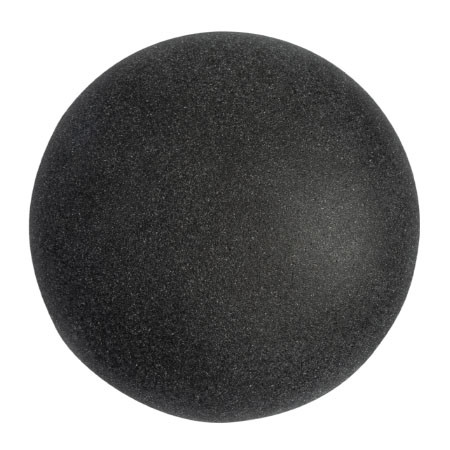 Cabochon Par Puca® 25mm - Jet Matte - (1 Piece) Czech Glass Cab