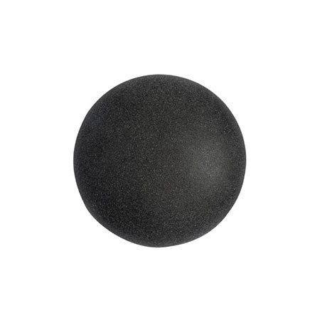 Cabochon Par Puca® 14mm - Jet Matte - (1 Piece) Czech Glass Cab