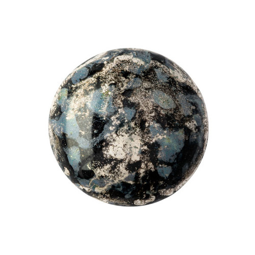 Cabochon Par Puca® 18mm - Jet New Picasso - (1 Piece) Czech Glass Cab