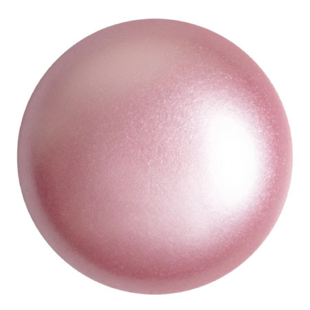 Cabochon Par Puca® 25mm - Rose Pearl - (1 Piece) Czech Glass Cab