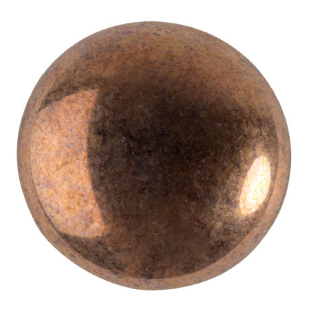 Cabochon Par Puca® 25mm - Dark Bronze - (1 Piece) Czech Glass Cab