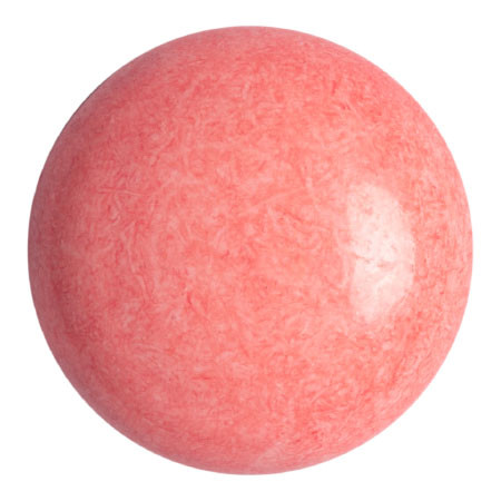 Cabochon Par Puca® 25mm - Opaque Indian Peach - (1 Piece) Czech Glass Cab