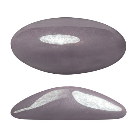 2 Pieces - Athos® Par Puca® Paris® 20x10mm - Opaque Amethyst Luster - Czech Glass Cab