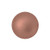 Cabochon Par Puca® 14mm - Copper Gold Matte - (1 Piece) Czech Glass Cab