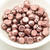 Cabochon 7mm 2-Hole (25 beads) Saturated Metallic Butterum Czech Glass Beads