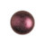 Cabochon Par Puca® 14mm - Metallic Matte Dark Violet - (1 Piece) Czech Glass Cab