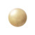 Cabochon Par Puca® 14mm - Cream Pearl - (1 Piece) Czech Glass Cab