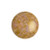 Cabochon Par Puca® 14mm - Opaque Mix Rose Gold Ceramic Look - (1 Piece) Czech Glass Cab