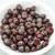Cabochon 7mm 2-Hole Opq Red Picasso (25 beads) Czech Glass