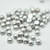 20 Beads - Cabochon 6mm 2-Hole Crystal Full Labrador, Czech Glass