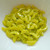 30 Beads - Crescent CzechMates 2-Hole - Chartreuse - Czech Glass